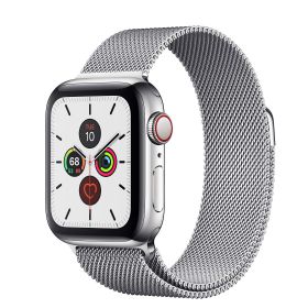 Apple Watch Series 5 40mm LTE Silver  Stainless Steel Case with Milanese Loop nhập mỹ
